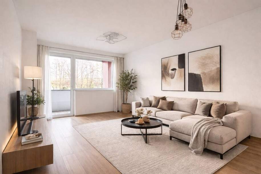 Praktische 2-Zimmer-Wohnung mit Loggia, Parkplatz & guter Anbindung, Wohnung-miete, 780,00,€, 4060 Linz-Land