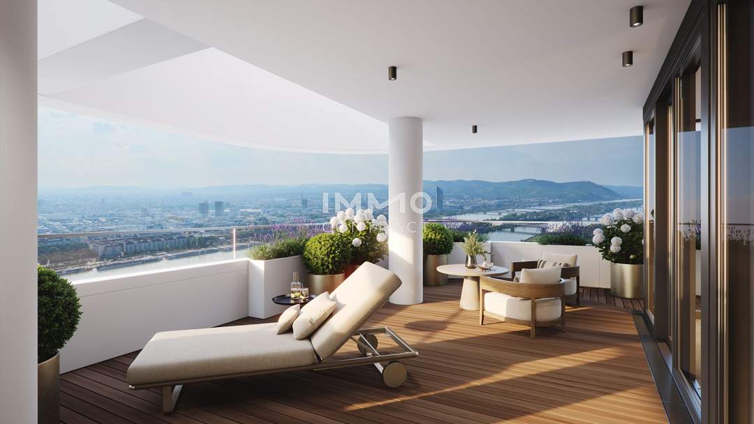 NEU: Das wahrscheinlich schönste Penthouse im höchsten Wohnturm Österreichs - Concierge, Spa, Pool