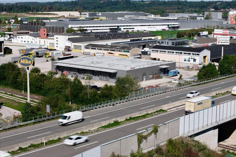 Vermietete Gewerbeimmobilie – Gewerbepark A1 Vorchdorf, Gewerbeobjekt-kauf, 3.100.000,€, 4655 Gmunden