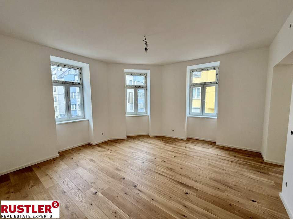 3-Zimmer-Erstbezug mit Balkon nähe Kutschkermarkt