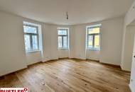 3-Zimmer-Erstbezug mit Balkon nähe Kutschkermarkt