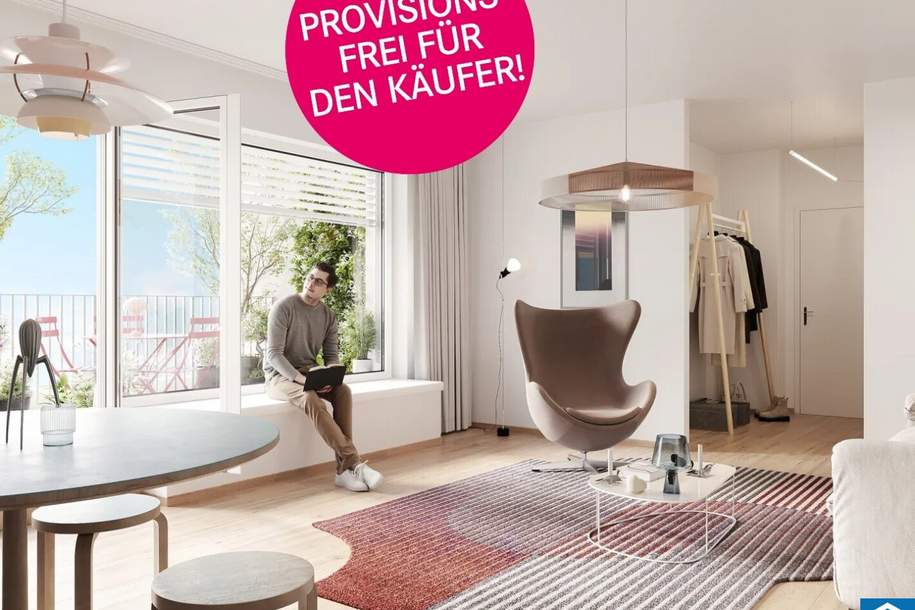 Zeitloses Design - Am Tor zur Stadt, Natur im Blick - KH:EK 51!, Wohnung-kauf, 251.456,€, 1230 Wien 23., Liesing