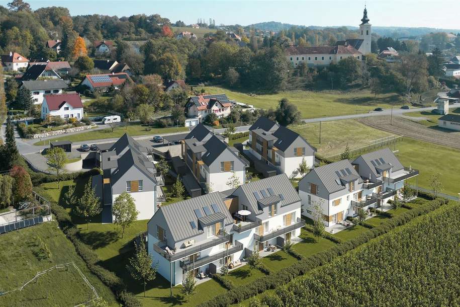 PENTHOUSE FEELING im ausgebautem Dachgeschoß mit 2,7 Meter Raumhöhe! Aktion noch abziehen! 3-Zi.Wohnung mit Lift, Wohnung-kauf, 302.440,€, 8413 Leibnitz