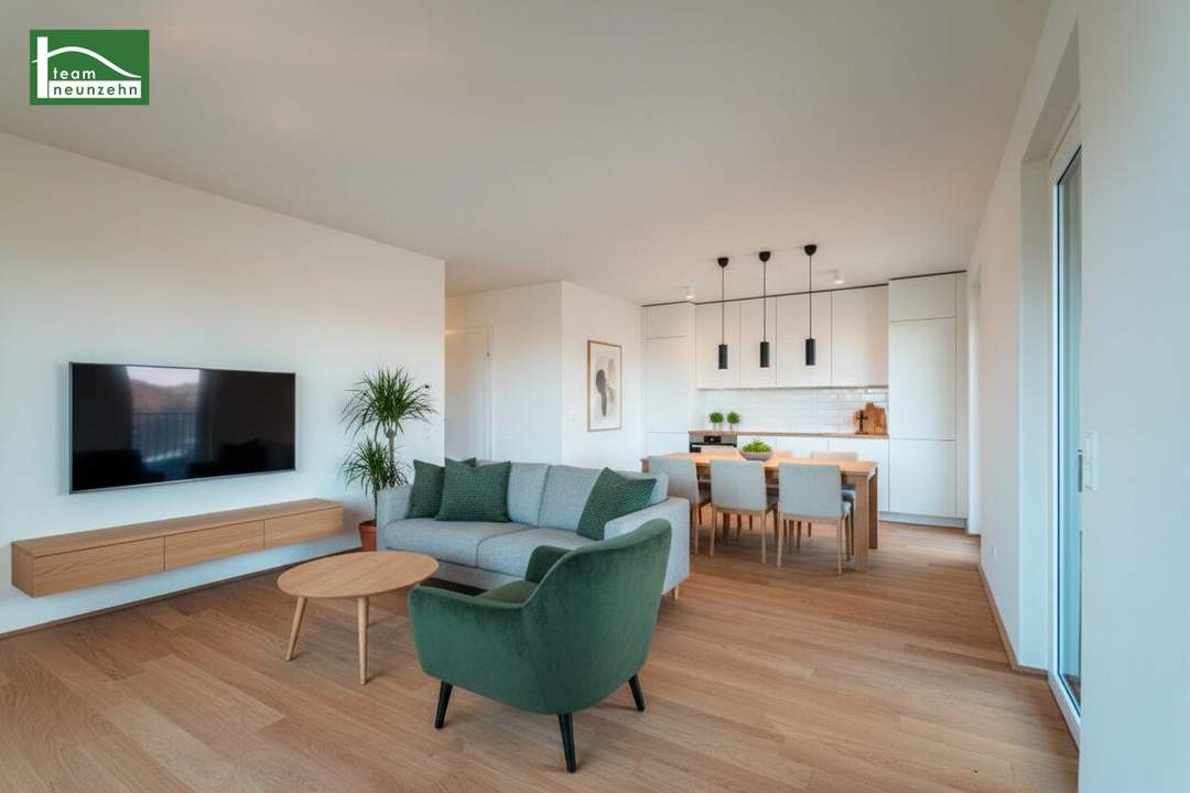 Hervorragende Raumaufteilungen im begehrte Niedrig-Energie-Standard – Grün – grüner – Hirschfeld! - JETZT ZUSCHLAGEN