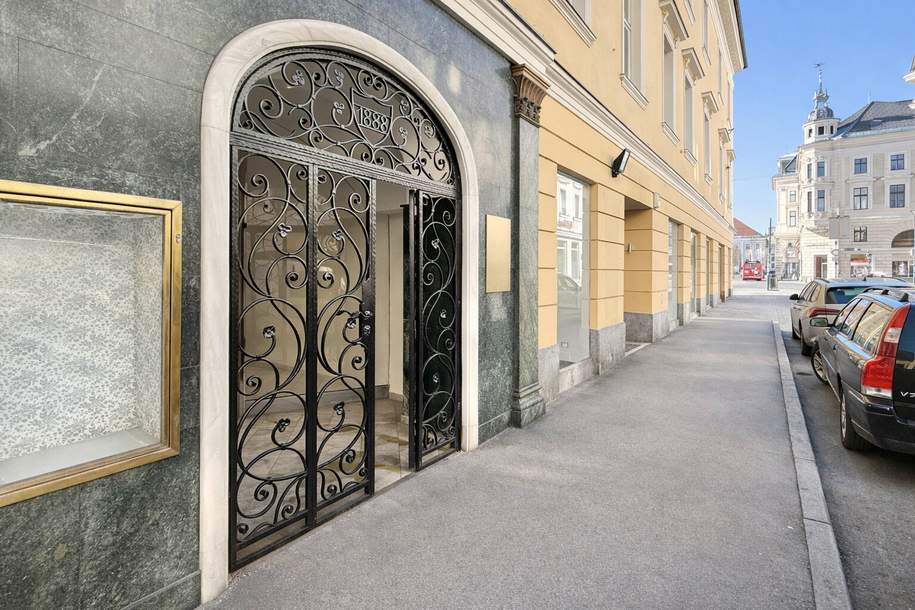 Klagenfurt - Innenstadt - Burggasse: modernisierte Geschäftsfläche mit Tresor in Top Lage, Gewerbeobjekt-miete, 1.064,26,€, 9010 Klagenfurt(Stadt)