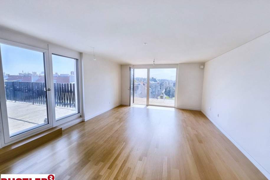 PRÄCHTIGE 4 ZIMMER-WOHNUNG - KÜCHE + 2 BÄDER + 2 TERRASSEN + FITNESSRAUM - ATTEMSGARTEN, Wohnung-miete, 2.450,00,€, 1220 Wien 22., Donaustadt