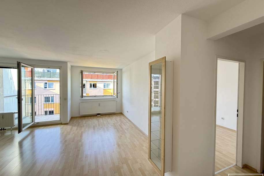 Sonnig. Modern. Ruhig. – 2 Zimmer Wohnung mit Loggia | ZELLMANN IMMOBILIEN, Wohnung-miete, 950,00,€, 1100 Wien 10., Favoriten