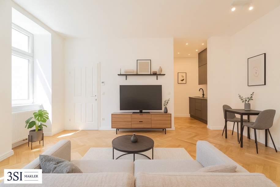 Erstbezug in ruhiger Lage – gepflegter Altbau am Laubeplatz, Wohnung-kauf, 215.000,€, 1100 Wien 10., Favoriten