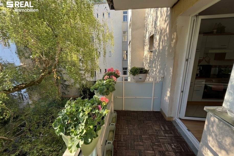 Gemütliche 1-Zimmer-Wohnung mit Balkon in ruhiger Innenhoflage - befristet vermietet bis 2028, Wohnung-kauf, 159.000,€, 1160 Wien 16., Ottakring