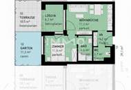 TOP! 2-Zi-Whg mit Garten, Loggia & Terrasse in 1220 Wien – Erstbezug, U-Bahn-Nähe!