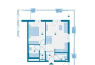 2 Zimmer Eckwohnung mit traumhaften Fernblick (13. Etage) im Quartier Belvedere / am Hauptbahnhof!