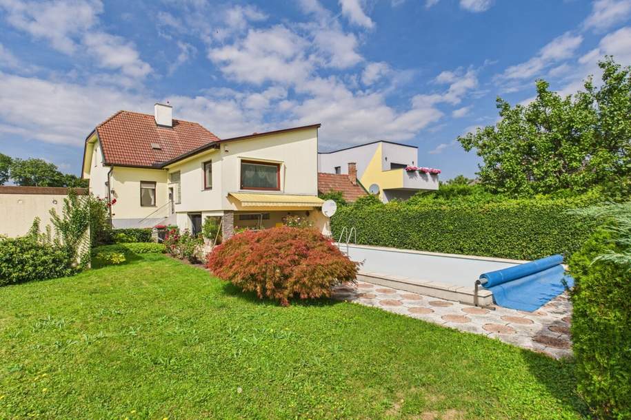 Traumhaus in Ternitz: 5 Zimmer, Garten, Pool &amp; Garagen für nur 299.000 €!, Haus-kauf, 299.000,€, 2630 Neunkirchen