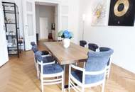 Prachtvolle Beletage mit Balkon in Bestlage am Rochusmarkt! Komplett möbliert.