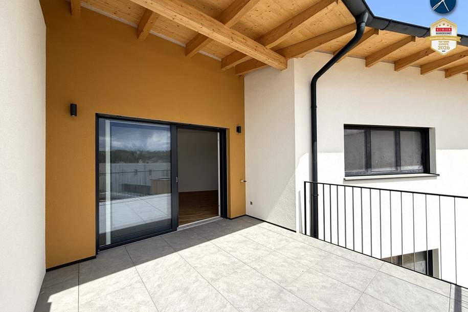 Exklusives Neubauprojekt: 3-Zimmer Wohnung mit geräumigen Balkon, Wohnung-miete, 1.328,14,€, 3552 Krems(Land)