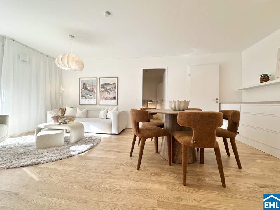 Lebendiger Wohnraum mit Parkblick – Willkommen bei den PARK FLATS