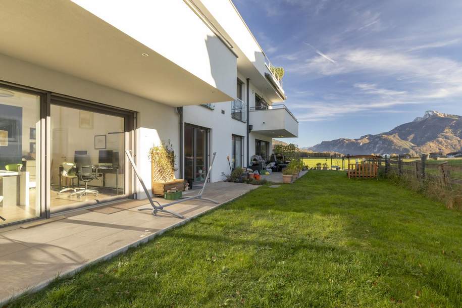 Ihr Rückzugsort am Mondsee: 5 Zimmer Gartenwohnung, See- und Panoramablick, Wohnung-kauf, 855.000,€, 5310 Vöcklabruck