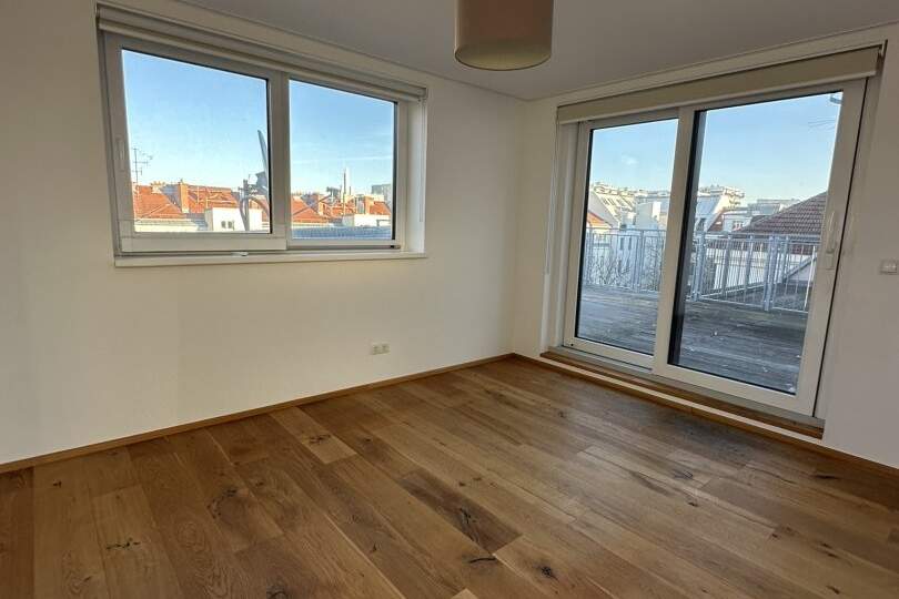 4 Zimmer Dachgeschoss - Maisonette Wohnung mit einer 30m² Dachterrasse, Wohnung-miete, 2.098,77,€, 1120 Wien 12., Meidling