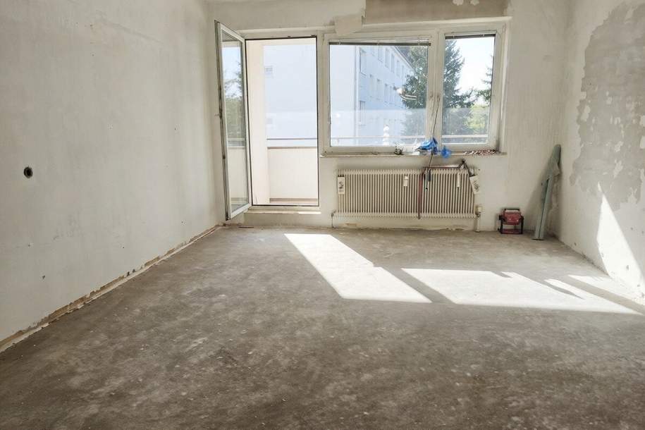 NUR KURZE ZEIT AM MARKT | mach was draus | PROVISIONSFREIE sanierungsbedürftige 3-Zimmer mit großer Loggia, Wohnung-kauf, 270.000,€, 1130 Wien 13., Hietzing