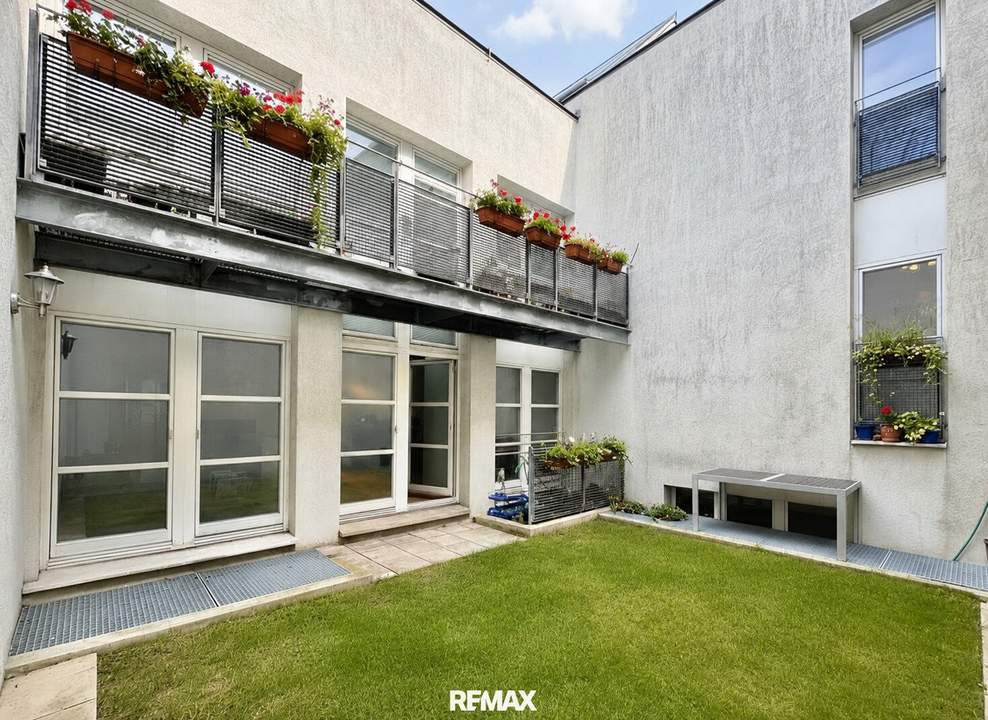 Architektenreihenhaus, 4 Zimmer, Atrium, Dachterrasse, im Süden Wiens