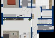Familienfreundliche Maisonettewohnung mit 4 Zimmer, 2 Bäder und Garage
