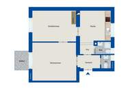 City-Vibes trifft Wohlfühlfaktor – 2-Zimmer-Wohnung mit Balkon, Nähe Stadtplatz