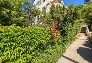 Sievering: Luxuriöse Garten-Oase mit Depot-Gebäude, Pool & Tiefgarage