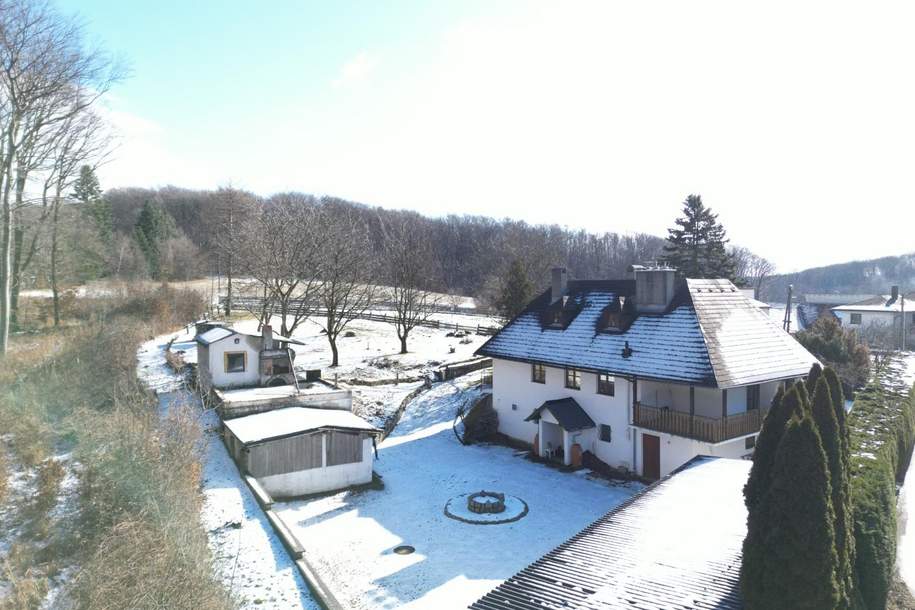 "Neuer Preis!!" LANDHAUS MIT GROSSEM, SONNIGEN GRUND AM WALDRAND, Haus-kauf, 570.000,€, 3001 Sankt Pölten(Land)