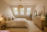 Erstbezug! Wunderschöne 2-Zimmer Dachgeschosswohnung mit Loggia nähe Kutschkermarkt