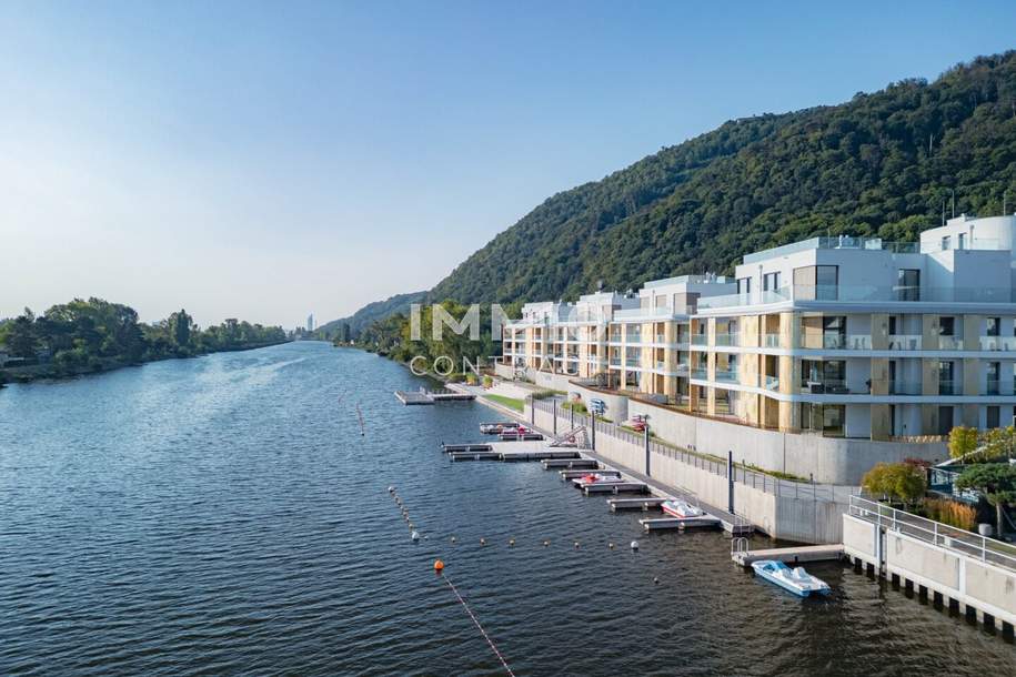 120m2 Garten, 1. Reihe direkt am Wasser - Luxus Living, Wohnung-kauf, 490.000,€, 1190 Wien 19., Döbling
