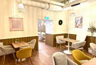 Charmantes Café-/Gastronomielokal im 1. Bezirk mit mediterranem Konzept