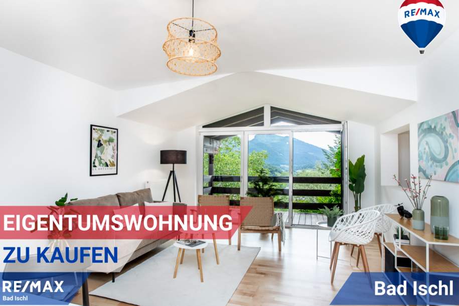 Ihr unverbaubarer Panoramablick! Lichtdurchfluteter Wohntraum in Bad Ischl-Ahorn, Wohnung-kauf, 380.000,€, 4820 Gmunden