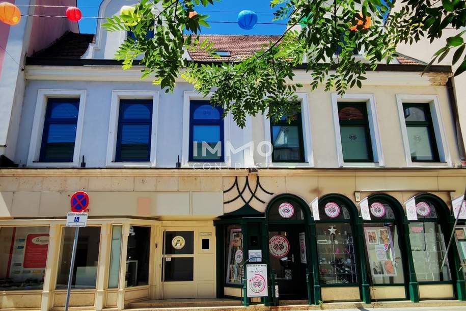 Hausanteil mit ca. 300 m² Nutzfläche in Toplage – nur wenige Schritte vom Hauptplatz, Gewerbeobjekt-kauf, 549.500,€, 2700 Wiener Neustadt(Stadt)