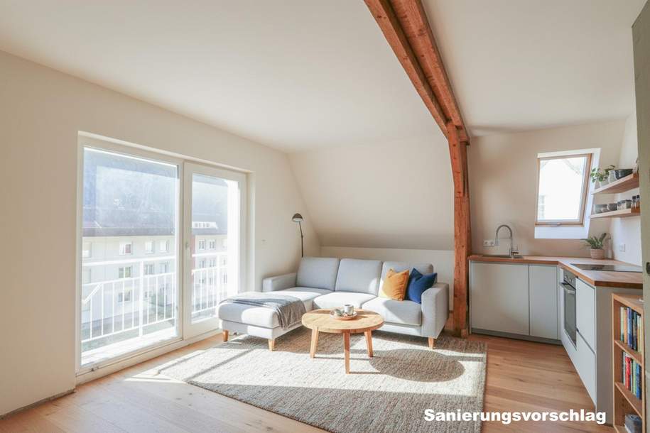 Genehmigtes Projekt für Ihr Traumzuhause – Rohbauwohnung im Dachgeschoss in Bleiberg-Nötsch, Wohnung-kauf, 89.000,€, 9530 Villach Land