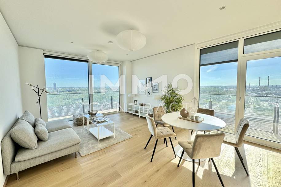 ERSTBEZUG: Wohnkomfort auf höchstem Niveau! Ein Ausblick der Superlative und viele Annehmlichkeiten!, Wohnung-kauf, 1030 Wien 3., Landstraße