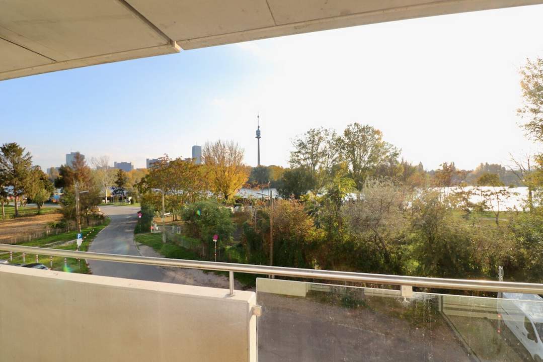Design trifft Natur: Apartment mit Loggia, Garagenplatz & Donaublick