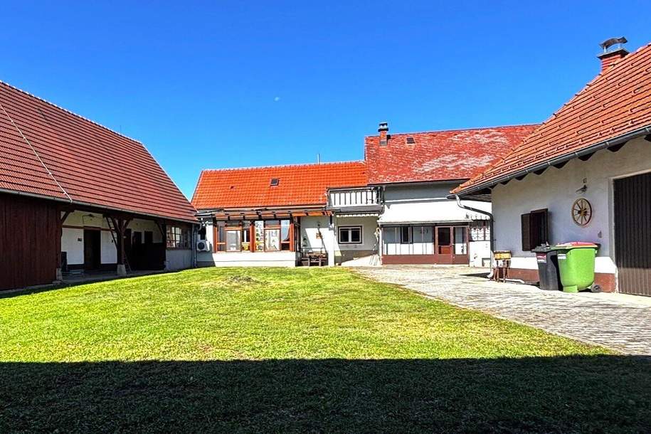 Ehemaliger Bauernhof, Bauernhaus mit Nebengebäuden am Stadtrand., Haus-kauf, 258.000,€, 8490 Südoststeiermark