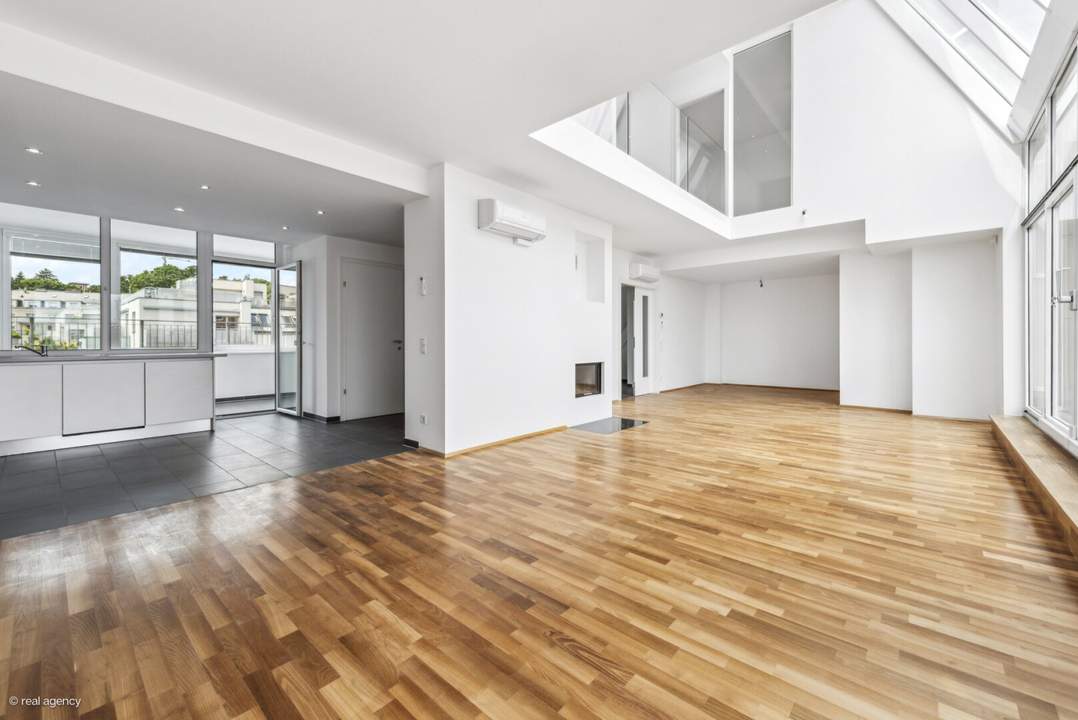 Provisionsfrei für den Mieter! Exklusives DG-Büro mit Terrasse, Wintergarten &amp; Wellness – Nähe Hohe Warte