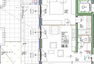 U1-Nähe trifft Gartenlounge: stilvolle 2-Zimmer-Wohnung mit Terrasse und privatem Eigengarten