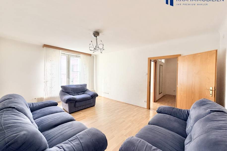 Geräumige 3-Zimmer-Wohnung nähe U1 Reumannplatz – sanierungsbedürftig, ideal für WG!, Wohnung-kauf, 225.000,€, 1100 Wien 10., Favoriten