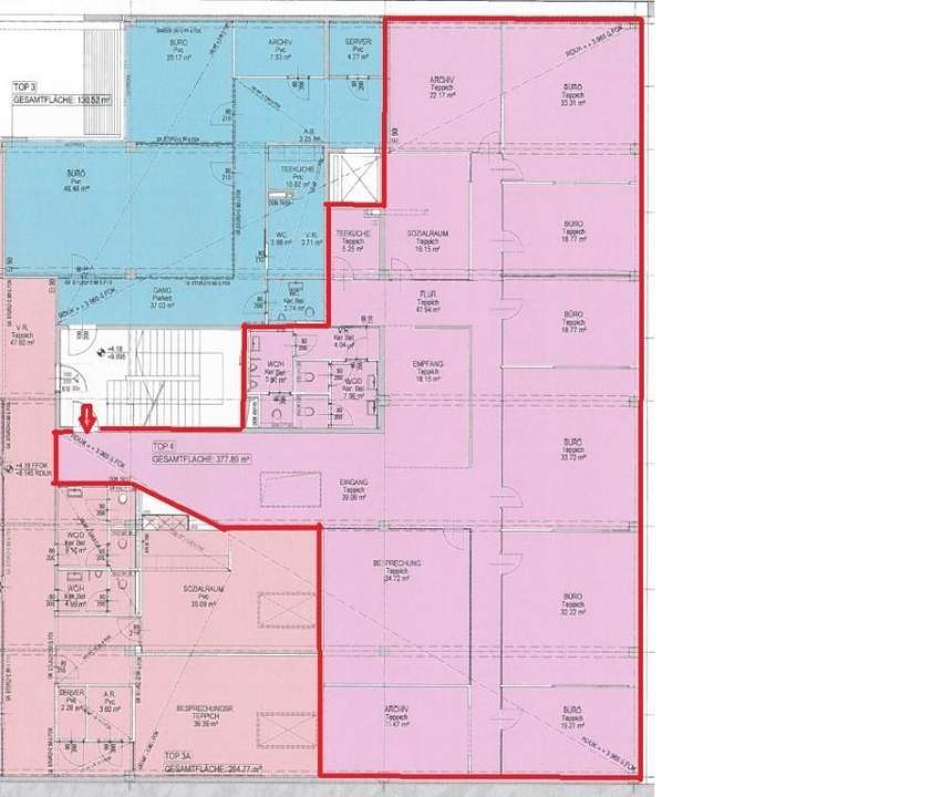 Büro zu mieten mit 154,73 m²