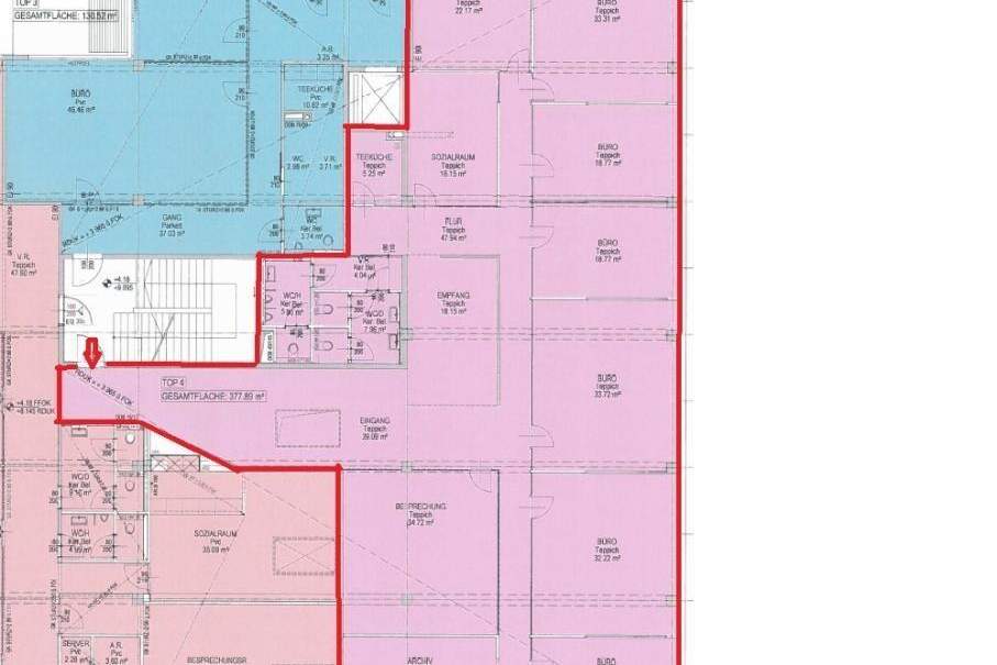 Büro zu mieten mit 154,73 m², Gewerbeobjekt-miete, 2.460,22,€, 1230 Wien 23., Liesing