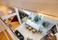 Luftiges Familien-Penthouse mit Ateliercharakter, großen Terrassen und Grünblick