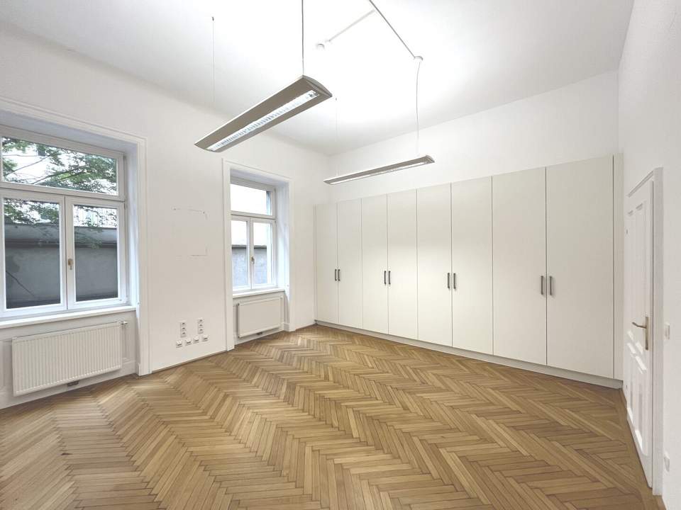 1030! Repräsentatives, hochwertig ausgestattetes Altbaubüro in zentraler Lage mit hervorragender Anbindung!