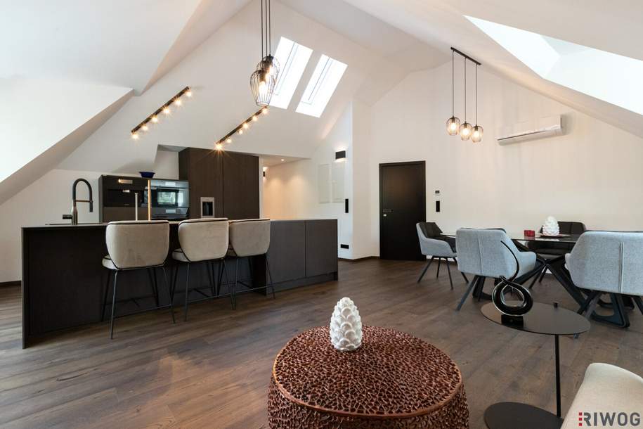 Wohnen, wo die Weinberge beginnen – 133,81 m² Eigentum mit Terrasse & Pool im historischen „Freihof“ in 1190 Wien, Wohnung-kauf, 1.915.453,€, 1190 Wien 19., Döbling