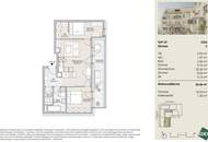 UMS ECK 51 – Effiziente 3-Zimmer-Wohnung mit Terrasse