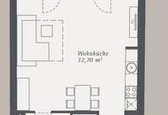 Moderne 1 Zimmer Wohnung mit Westterrasse - Bruck an der Leitha