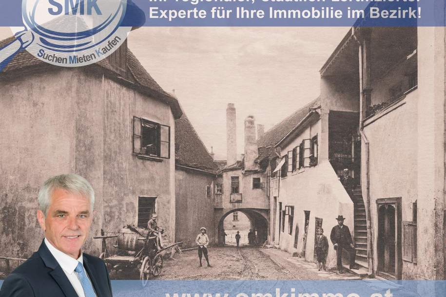 Kleines Wohnhaus in herrlicher Altstadtlage! Revitalisierung notwendig!, Haus-kauf, 225.000,€, 3500 Krems an der Donau(Stadt)