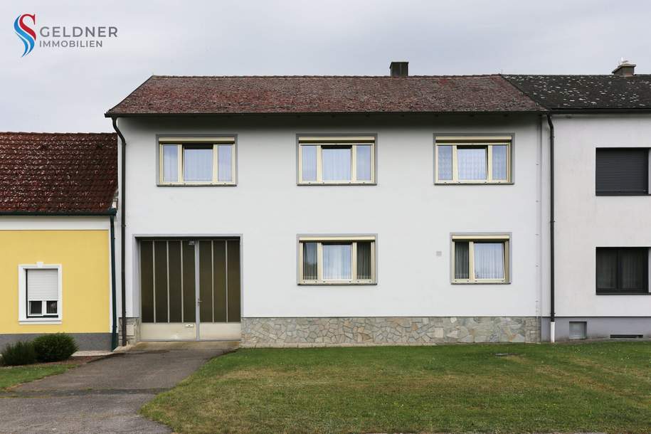 Gepflegtes Mehrfamilienhaus -7 Zimmer - ruhige Lage - uneinsehbarer Garten - großer Stadl - Super Preis-Leistung!!, Haus-kauf, 249.000,€, 7361 Oberpullendorf