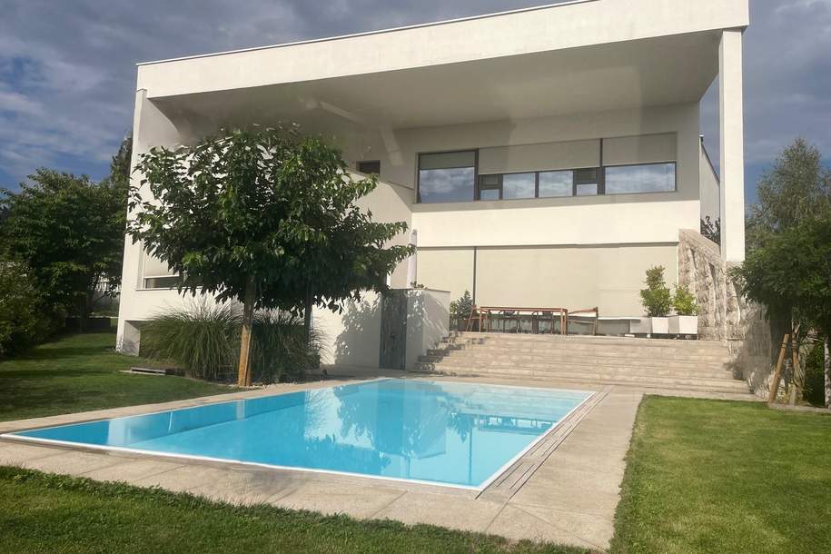 Luxusvilla mit Donaublick bei Linz, Haus-kauf, 2.680.000,€, 4040 Linz(Stadt)