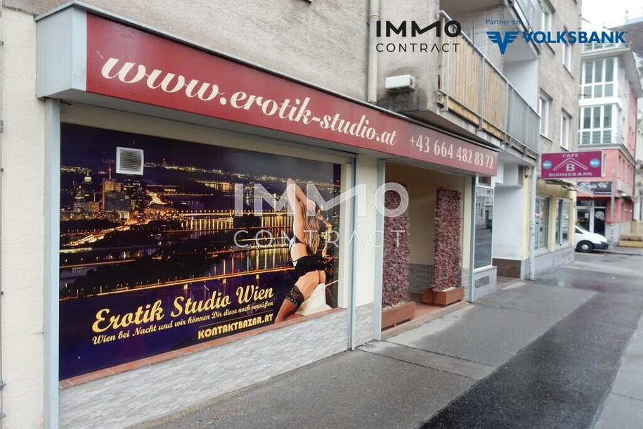 4 Zimmer-Erotik-Studio sucht Nachfolger! Branchenfrei - gute Sichtbarkeit!, Gewerbeobjekt-kauf, 225.000,€, 1160 Wien 16., Ottakring